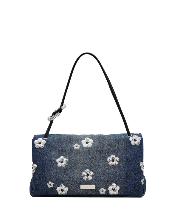 Marc Jacobs Women's The Sequin Daisy Denim Large Dual Bag Denim