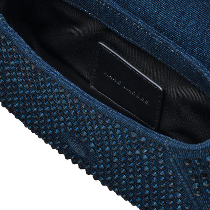 Marc Jacobs Women's The Crystal Denim Clover Shoulder Bag Denim