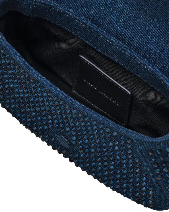 Marc Jacobs Women's The Crystal Denim Clover Shoulder Bag Denim