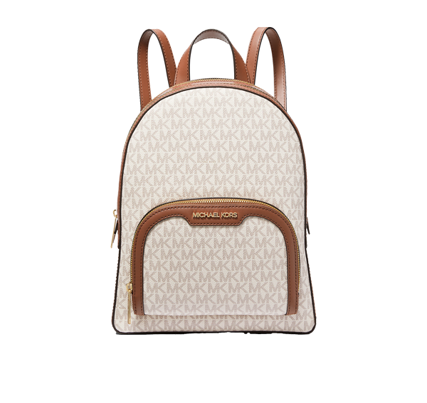 Michael Kors Women's Jaycee Medium Logo Backpack Vanillia