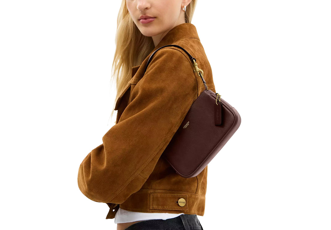 Coach Women's Plaza Bag 18 Brass/Maple