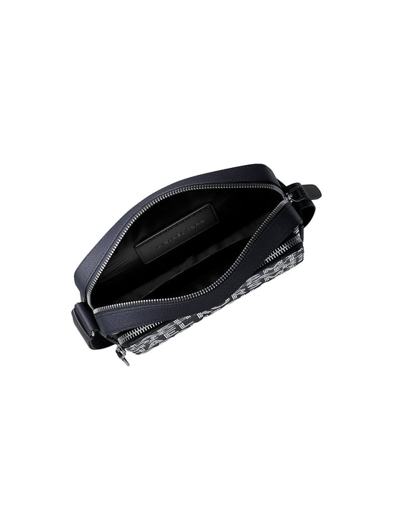 Michael Kors Men's Cooper Graphic Logo Flight Bag Bright White