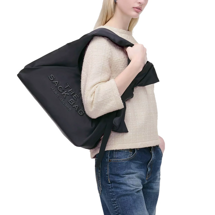 Marc Jacobs Women's The Bow Nylon Sack Bag Black