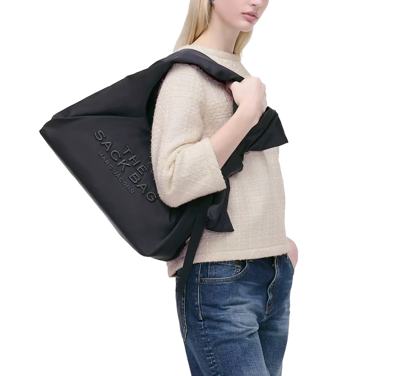 Marc Jacobs Women's The Bow Nylon Sack Bag Black
