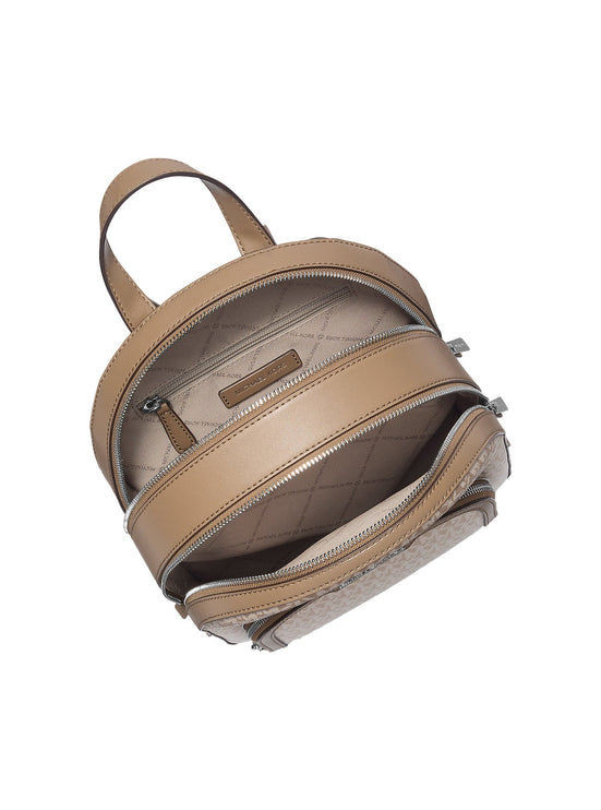 Michael Kors Women's Jaycee Medium Ombré Signature Logo Backpack Husk