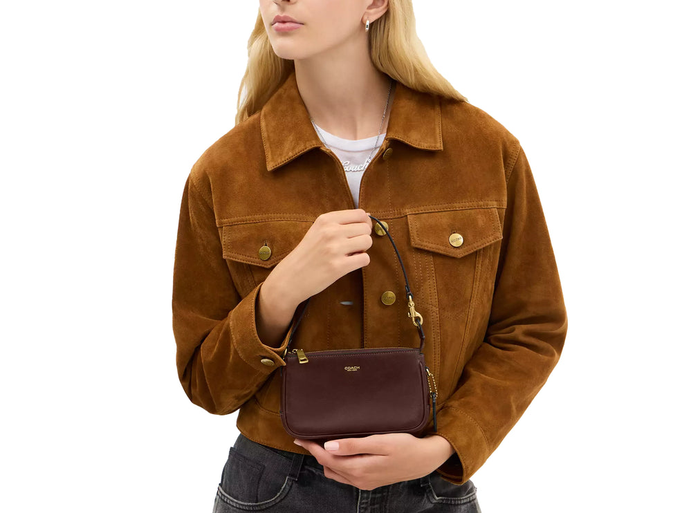 Coach Women's Plaza Bag 18 Brass/Maple