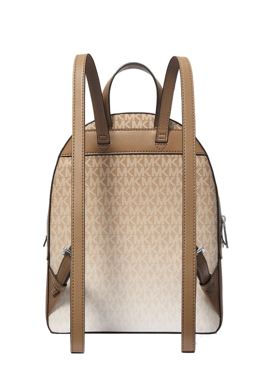 Michael Kors Women's Jaycee Medium Ombré Signature Logo Backpack Husk