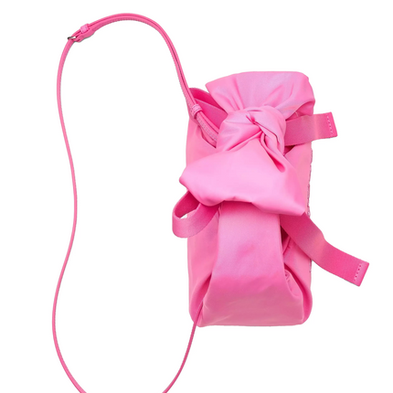 Marc Jacobs Women's The Bow Nylon Mini Sack Bag Bow Pink