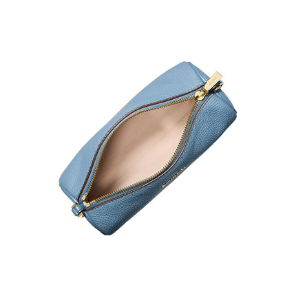 Michael Kors Women's Izzy Small Pebbled Leather Barrel Pochette Chambray