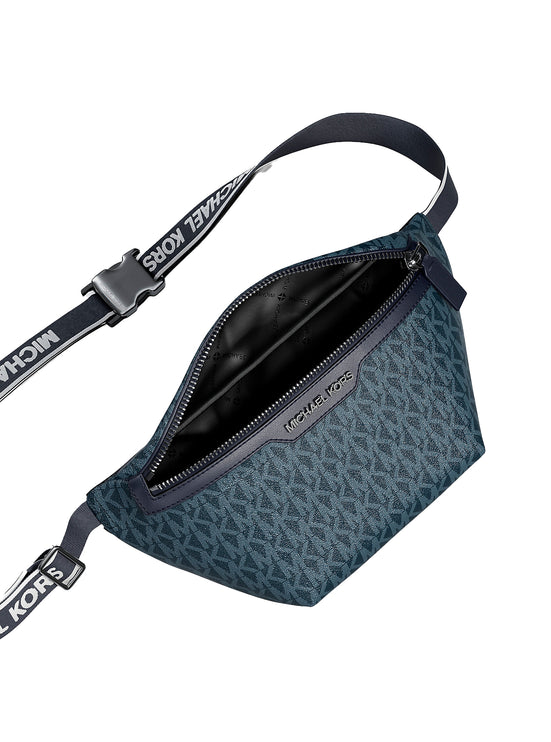 Michael Kors Men's Cooper Mini Logo Belt Bag Admiral/PlBlue