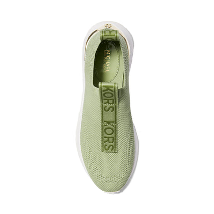 Michael Kors Women's Bodie Knit Slip-On Sneaker Light Sage