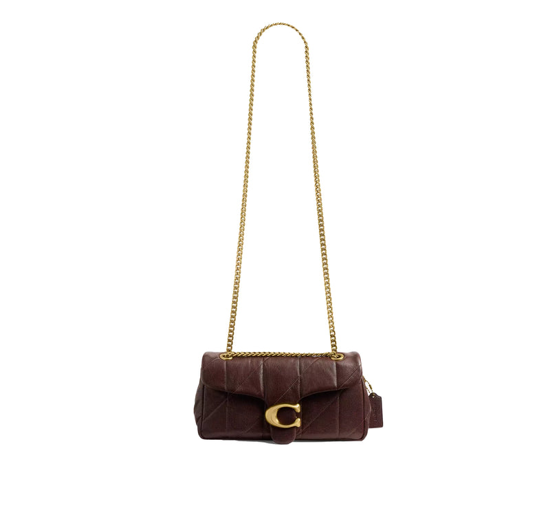 Coach Women's Tabby Shoulder Bag 26 With Quilting Brass/Maple