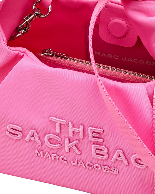 Marc Jacobs Women's The Bow Nylon Mini Sack Bag Bow Pink