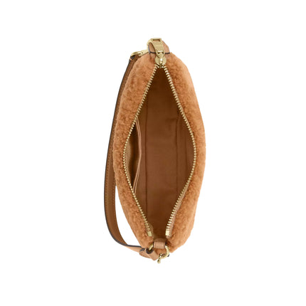 Coach Women's Nolita 19 In Shearling Gold/Natural
