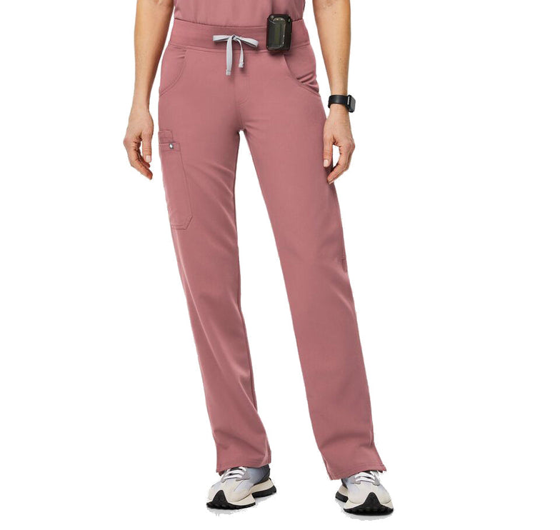 FIGS Women's Kade Cargo Scrub Pants Mauve