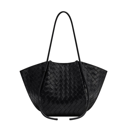 JW PEI Women's Nala Wide Weave Texture Tote Bag - Black