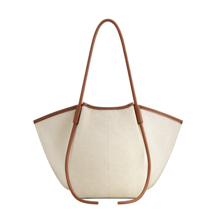 JW PEI Women's Nala Wide Tote Bag - Brown Canvas