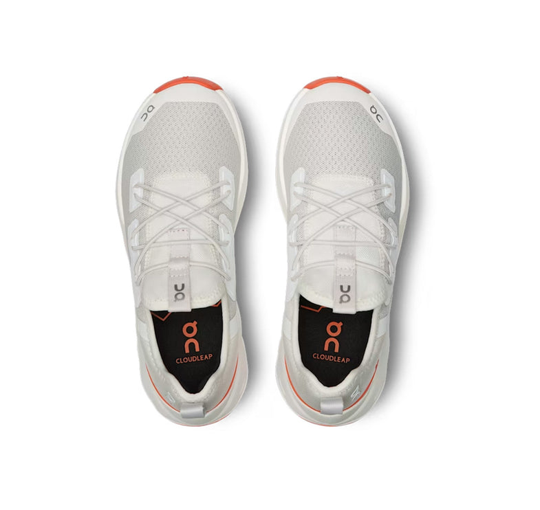 ON Little Kid's Cloudleap Ivory/Flame