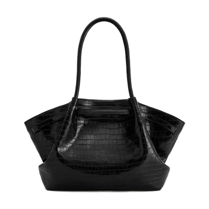 JW PEI Women's Hana Large Tote Bag - Black Croc