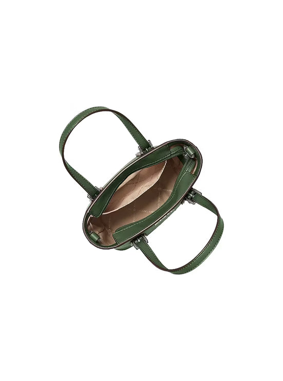 Michael Kors Women's Voyager Extra-Small Leather Convertible Crossbody Bag Amazon Green