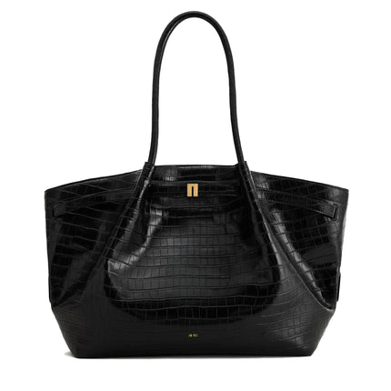 JW PEI Women's Hana Large Tote Bag - Black Croc