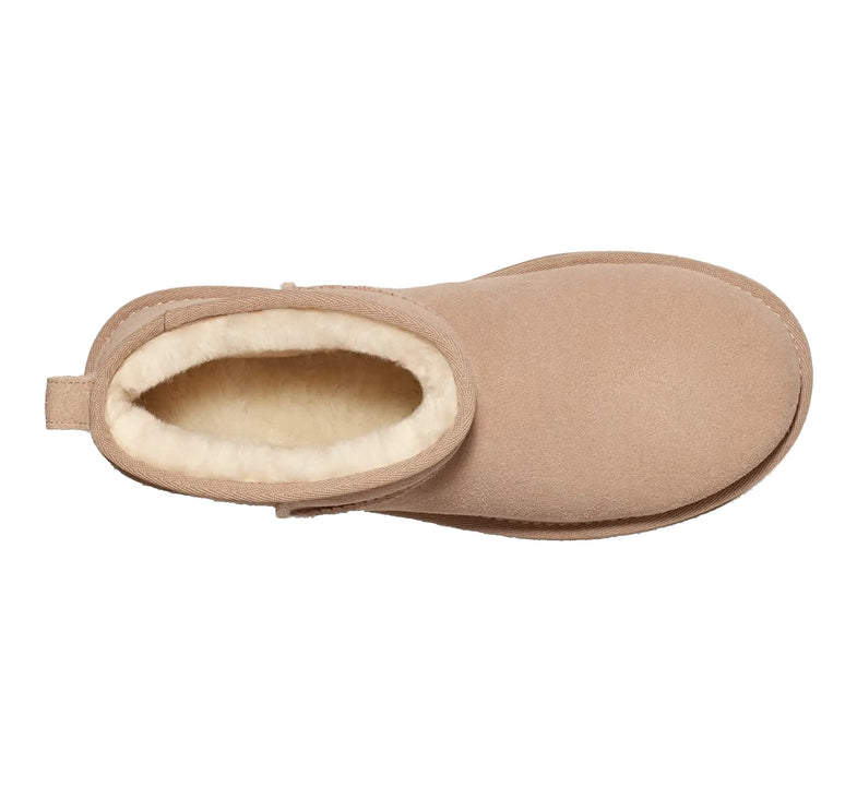 UGG Classic Ultra Mini Platform kadın botu, bej (sand) süet