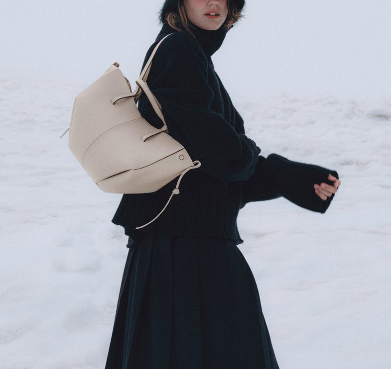 Polène Women's Cyme Mini Edition Textured Mist