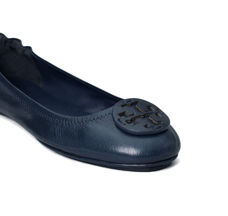Tory Burch Women's Minnie Travel Ballet New Navy
