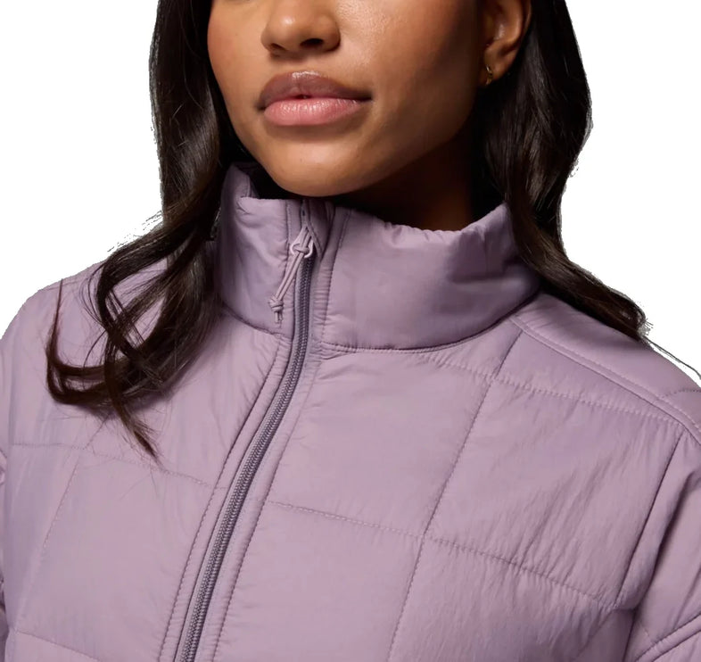 Columbia Women's Sienna Hill Quilted Jacket Shale Purple
