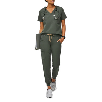 FIGS Women's Zamora Jogger Scrub Pants Moss