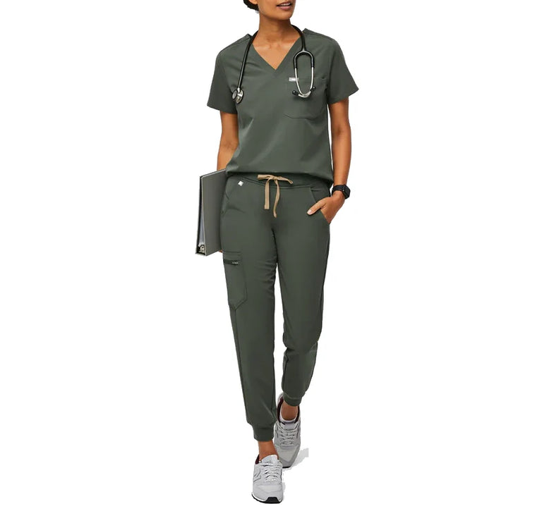 FIGS Women's Zamora Jogger Scrub Pants Moss