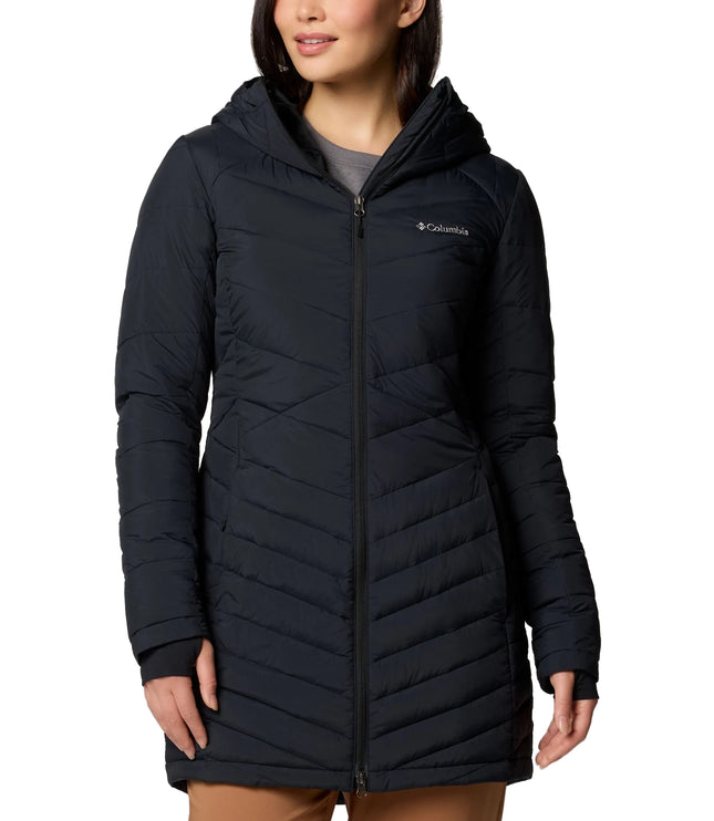 Columbia Women's Joy Peak II Mid Hooded Jacket Black