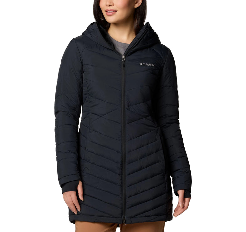 Columbia Women's Joy Peak II Mid Hooded Jacket Black