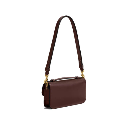 Coach Women's New York Elora Top Handle Crossbody Bag Brass/Maple