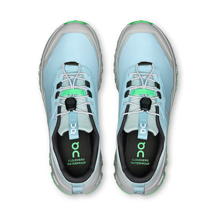 ON Big Kid's Cloudhero Waterproof Topaz/Glacier