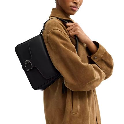 Coach Women's Soft Tabby Shoulder Bag Pewter/Black