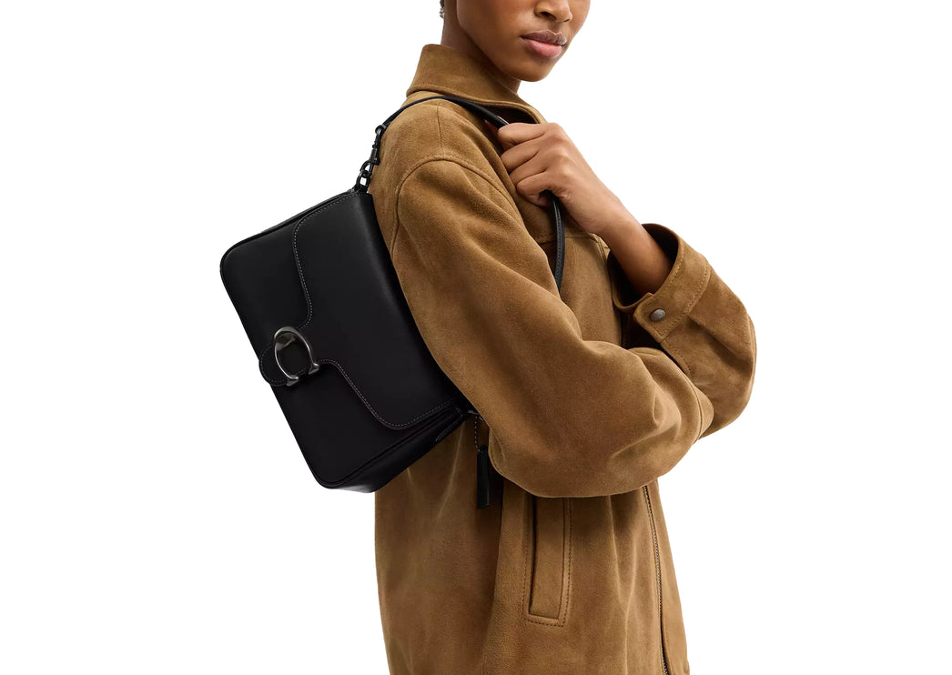 Coach Women's Soft Tabby Shoulder Bag Pewter/Black