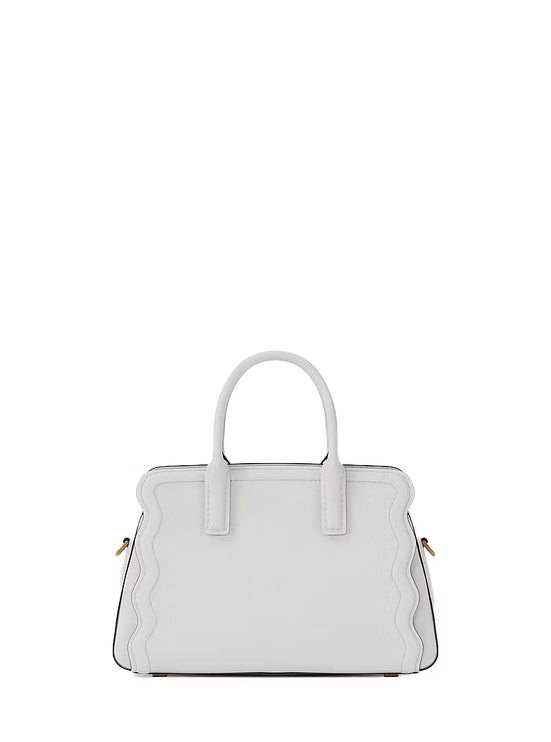 Michael Kors Women's Laila Extra-Small Pebbled Leather Convertible Crossbody Bag Eggshell