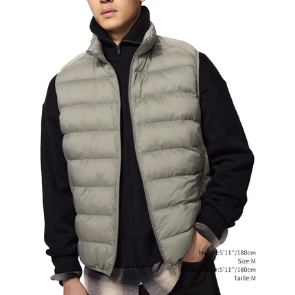 Uniqlo Men's Pufftech Vest 32 Beige