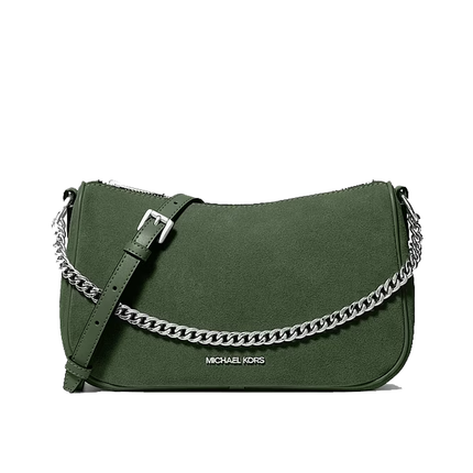 Michael Kors Women's Carmela Medium Convertible Pochette Amazon Green