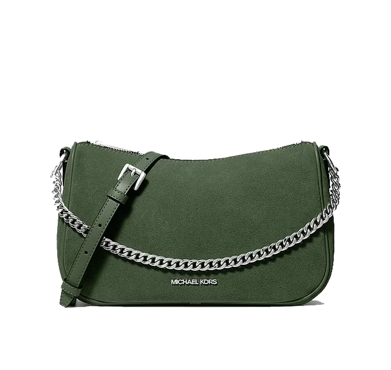Michael Kors Women's Carmela Medium Convertible Pochette Amazon Green