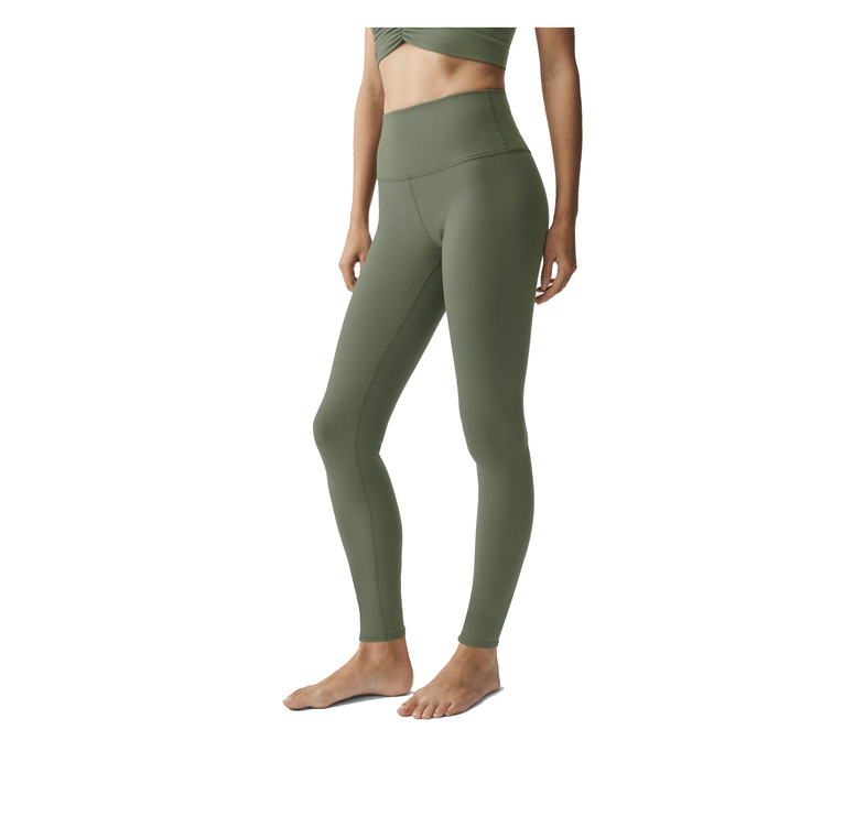 alo Women's 7/8 High-Waist Airbrush Legging Bamboo Green