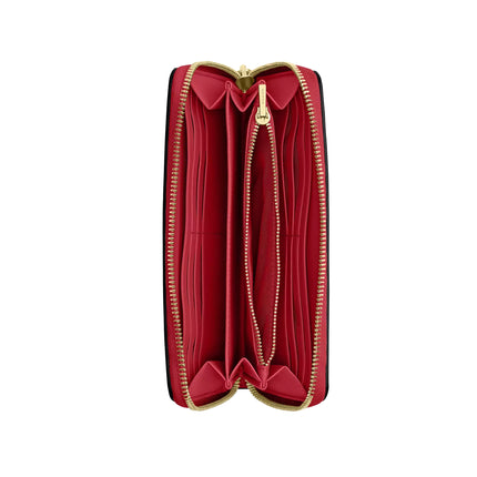 Coach Women's Long Zip Around Wallet Gold/Poppy