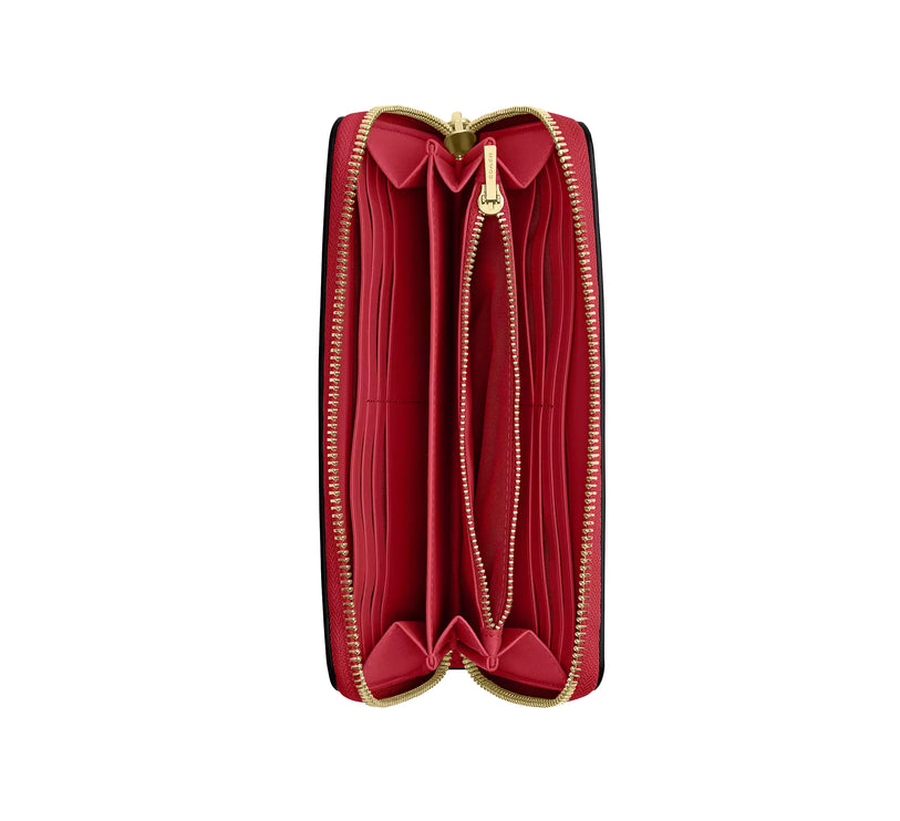 Coach Women's Long Zip Around Wallet Gold/Poppy