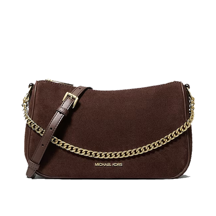 Michael Kors Women's Carmela Medium Convertible Crossbody Bag Nutmeg