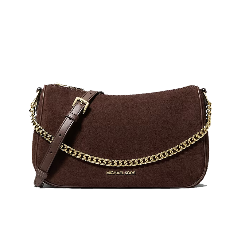 Michael Kors Women's Carmela Medium Convertible Crossbody Bag Nutmeg
