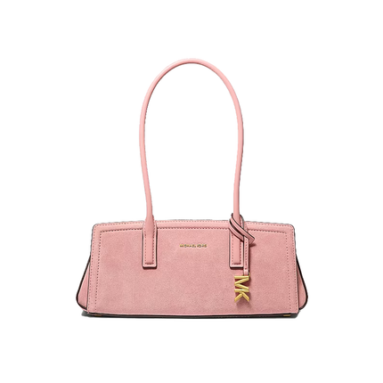 Michael Kors Women's Laila Small Suede Shoulder Bag Primrose
