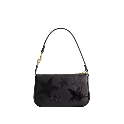 Coach Women's Nolita 19 With Star Patchwork Gold/Black Multi