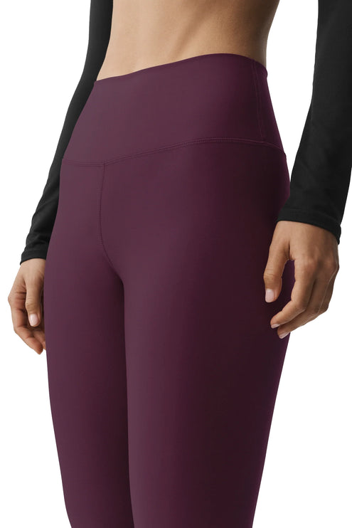 alo Women's 7/8 High-Waist Airlift Legging Rich Bordeaux