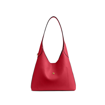 Coach Women's Brooklyn Shoulder Bag 28 Brass/Scarlet